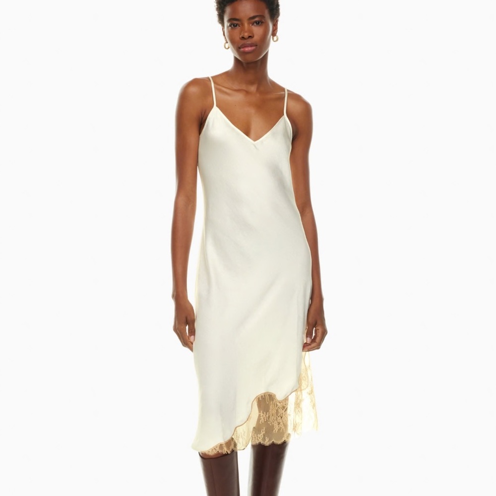 Aritzia Sonnet Satin Dress - size XS NWT